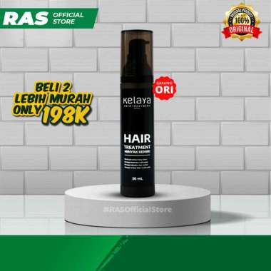 Kelaya Hair Treatment Minyak Kemiri Murni Serum Rambut Kering Original BPOM