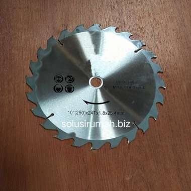 MATA GERGAJI 10" X 24T CIRCULAR SAW 10 INCH PEMOTONG KAYU WOOD