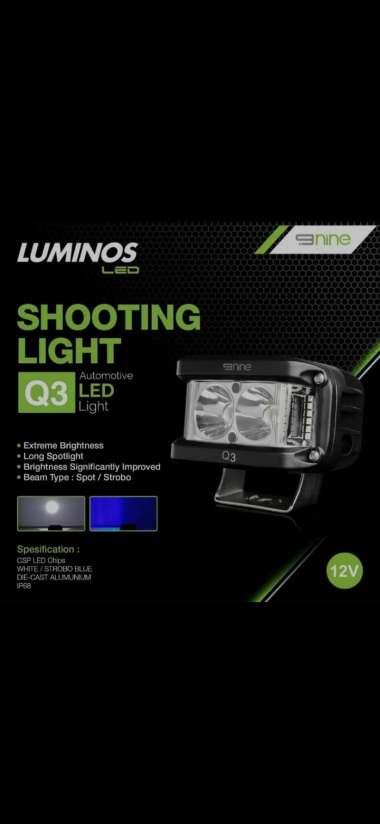 LAMPU SOROT / TEMBAK LED LUMINOS Q3