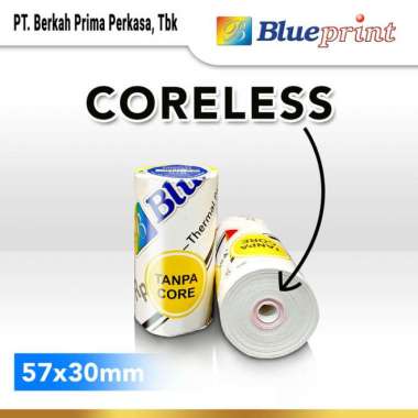 BLUEPRINT Kertas Thermal / Kertas Kasir / Kertas Struk 57x30 mm