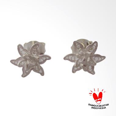 Borobudur Silver Subang Filigri Bun ... Kecil SS-ERQ294KCT Anting