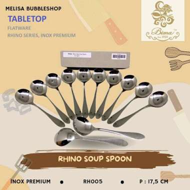 Bima Sendok Lauk Bima RHINO Series Soup Spoon 17,5cm RH005 Sendok Bima