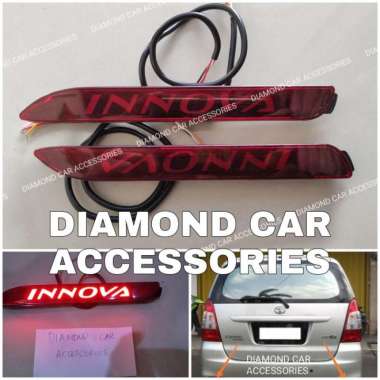 Lampu Reflektor Bemper Belakang Innova 2010-2015 Tulisan INNOVA