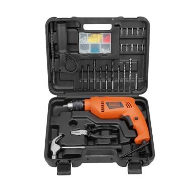 Black & Decker Series HD555 Mesin Bor with Box Koper + Aksesoris