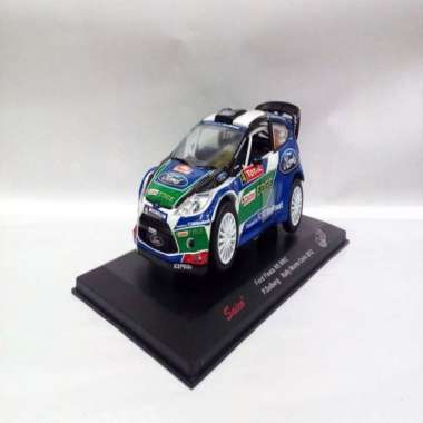 Diecast Miniatur Mobil Ford Fiesta Rs Wrc P.Solberg Rally Monte C 2012