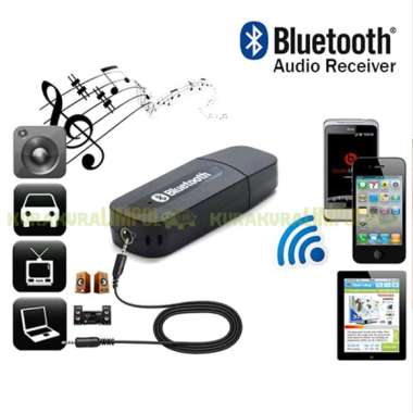 Bluetooth Audio Receiver Speaker Musik Amplifier USB 3.5mm Jack V2.1