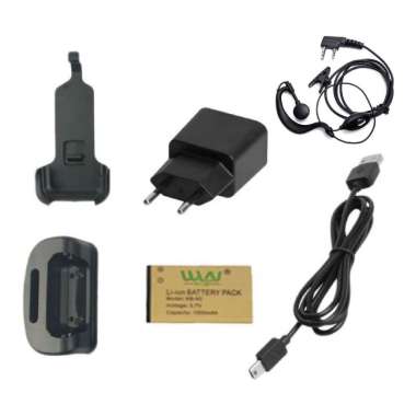 WLN KD-C1 HT UHF Loreng Hijau Tua Garansi Free Handsfree HT WLAN KDC1