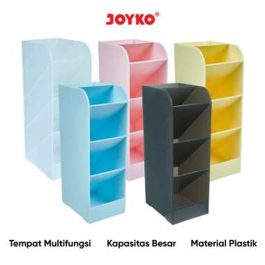 Tempat Alat Tulis Desk Set Pen Holder DS-49CO Blue