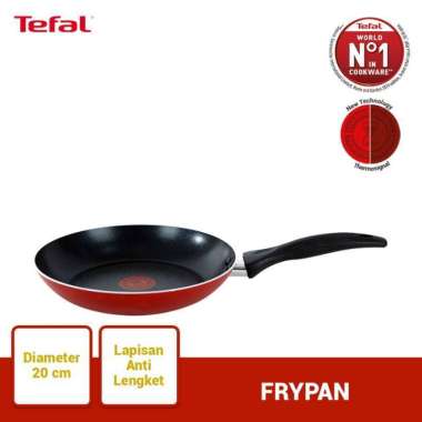 Tefal Essentials Frypan 20cm/ Wajan Teflon Tefal Essential Frypan 20cm Original 100%