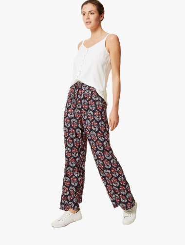 Linen Tapered 7/8 Trousers 