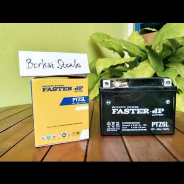 Aki Motor/ Aki Kering/ Aki 12V/ Aki Faster JP PTZ5L 12V 4Ah