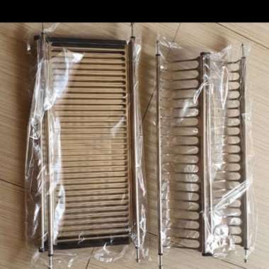 Rak piring gantung stainless steel Vitco 90cm ORI 100% Multicolor