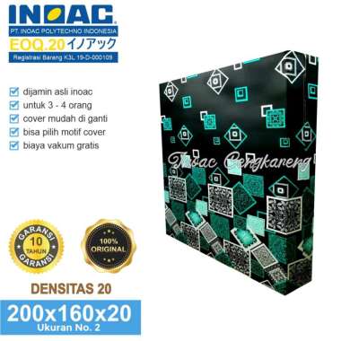 Kasur Busa Inoac EOQ D20 Semua Ukuran Tebal 20 cm / Kasur Busa Inoac Murah D 20 Garansi 10 Tahun / I