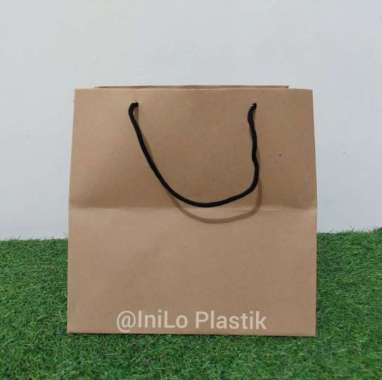 @1pack shopping Bag 31x31x31 Craft Polos / Paper Bag + Tali Kur