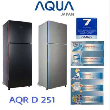 AQUA AQR-D251 (DS / LS) KULKAS 2 PINTU AQUA AQRD251 DEPOK