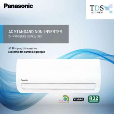 AC PANASONIC CU-ZN5WKP 1/2PK + PASANG DEPOK AC + MATERIAL