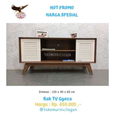 Rak Tv Gyoza (Free Ongkir Cilegon Serang ) coklat