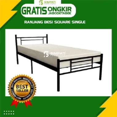 Orbitrend Ranjang Besi Trendy Ranjang Tidur uk 120x200 (tanpa kasur) 120 x 200