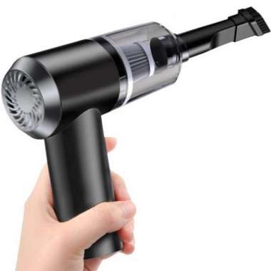 Rechargeable Portable Mini Vacuum Cleaner Tanpa Kabel Cordless - Hitam