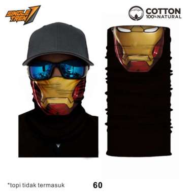 Buff Headwear super stretch adem Headwear Elastis 60 Iron Man 1