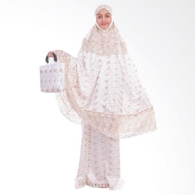 Jual Mukena Sutra Paris Khadijah Swarovski Mukena Dewasa - Milo