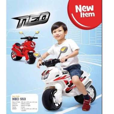 MAINAN ANAK MOTOR BALAP SHP NEO 553 Merah
