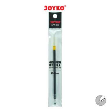 Gel Pen Refill Isi Ulang Pen Isi Pulpen Joyko GPR 0.5 mm GPR-263 Black