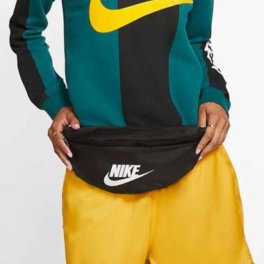 Nike Heritage Hip Pack BA5750010| Tas Selempang Nike Black