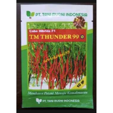 Benih cabe keriting TM THUNDER 99 10 gram cabai hibrida tani murni