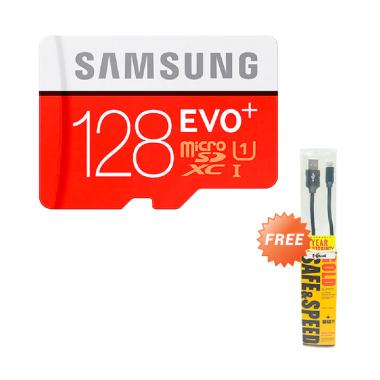 Samsung Evo Plus Micro SDXC UHS-I M ... i Braided Lightning Cable