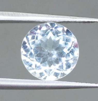 Batu permata Asli Natural Bergaransi White Topaz Putih Kristal