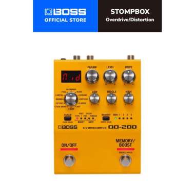 BOSS Stompbox Hybrid Drive OD-200 Efek Gitar Overdrive / Distortion