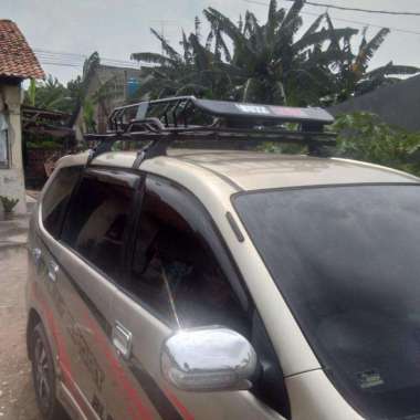 Buzzrack Rack Atas & Kaki Jepit Body Mobil Avanza Black