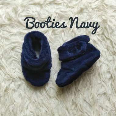 harga Booties cuddle me sepatu kaos kaki bayi termurah kado lahiran bayi laki laki perempuan Solid Navy Blibli.com
