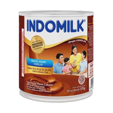 Promo Harga Indomilk Susu Kental Manis Cokelat 370 gr - Blibli