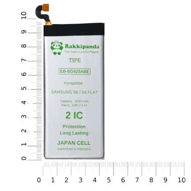 RakkiPanda - Baterai BG920ABE Samsung S6 G920 / S6 Flat