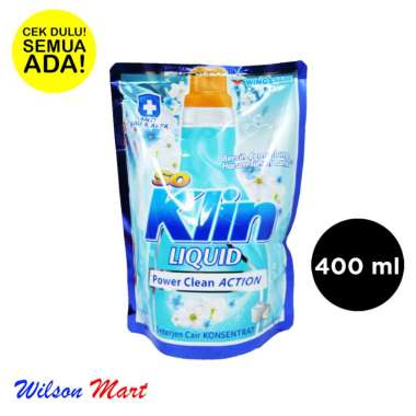 SO KLIN LIQUID 400 ML REFIL DETERJEN DETERGENT CAIR BIRU