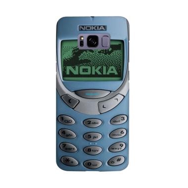 Indocustomcase Old Nokia Blue Cover Casing for Samsung Galaxy S8 Plus