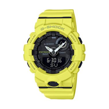 CASIO G-SHOCK G-Squad Bluetooth Sports Mobile Link Jam Tangan Pria [GBA-800] Neon Yellow