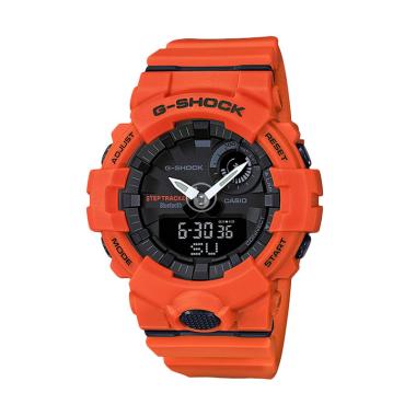 CASIO G-SHOCK G-Squad Bluetooth Sports Mobile Link Jam Tangan Pria [GBA-800] Orange