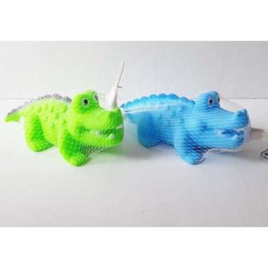 Buaya Karet Bisa Bunyi B849 - Mainan Binatang Anak