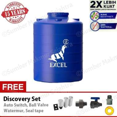 Tangki Air / Tandon / Toren Excel blow 2000 Liter - ALB 2000 Biru