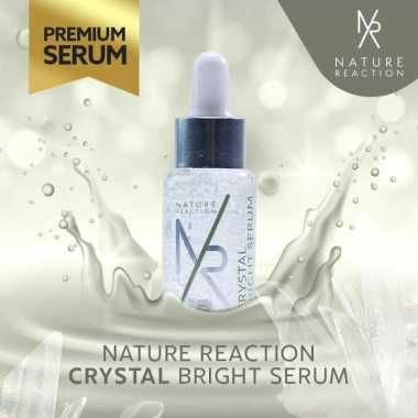 Serum Alami untuk wajah berjerawat Nature Reaction Crystal Bright Serum Original Kemasan 20 ml