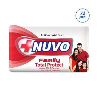 Nuvo Family Sabun - Merah [76 g/ 72 pcs] 1 DUS