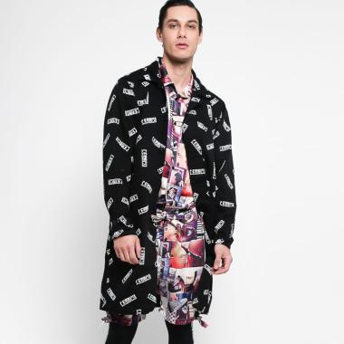 Wellborn Prime Long Coat Pria - Black