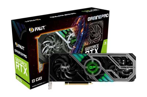VGA PALIT GeForce RTX 3070 GAMING PRO 8GB 256Bit GDDR6 DirectX12 LHR