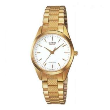 CASIO ORIGINAL - CASIO LTP-1274G-7A - JAM TANGAN WANITA JAM WANITA - STAINLESS CASIO LTP 1274G 7A 12
