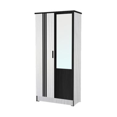 Creova Lemari Pakaian 2 Pintu dengan Cermin