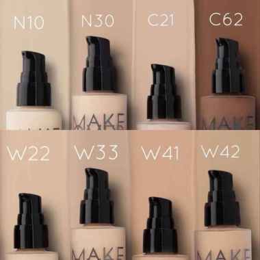 Make Over Powerstay Weightless Liquid Foundation - N30 Natural Beige - Foundation Matte Ringan - Fou