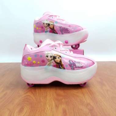 New!!! Sepatu Roda Anak Perempuan Frozen no led ORIGINAL 100 %